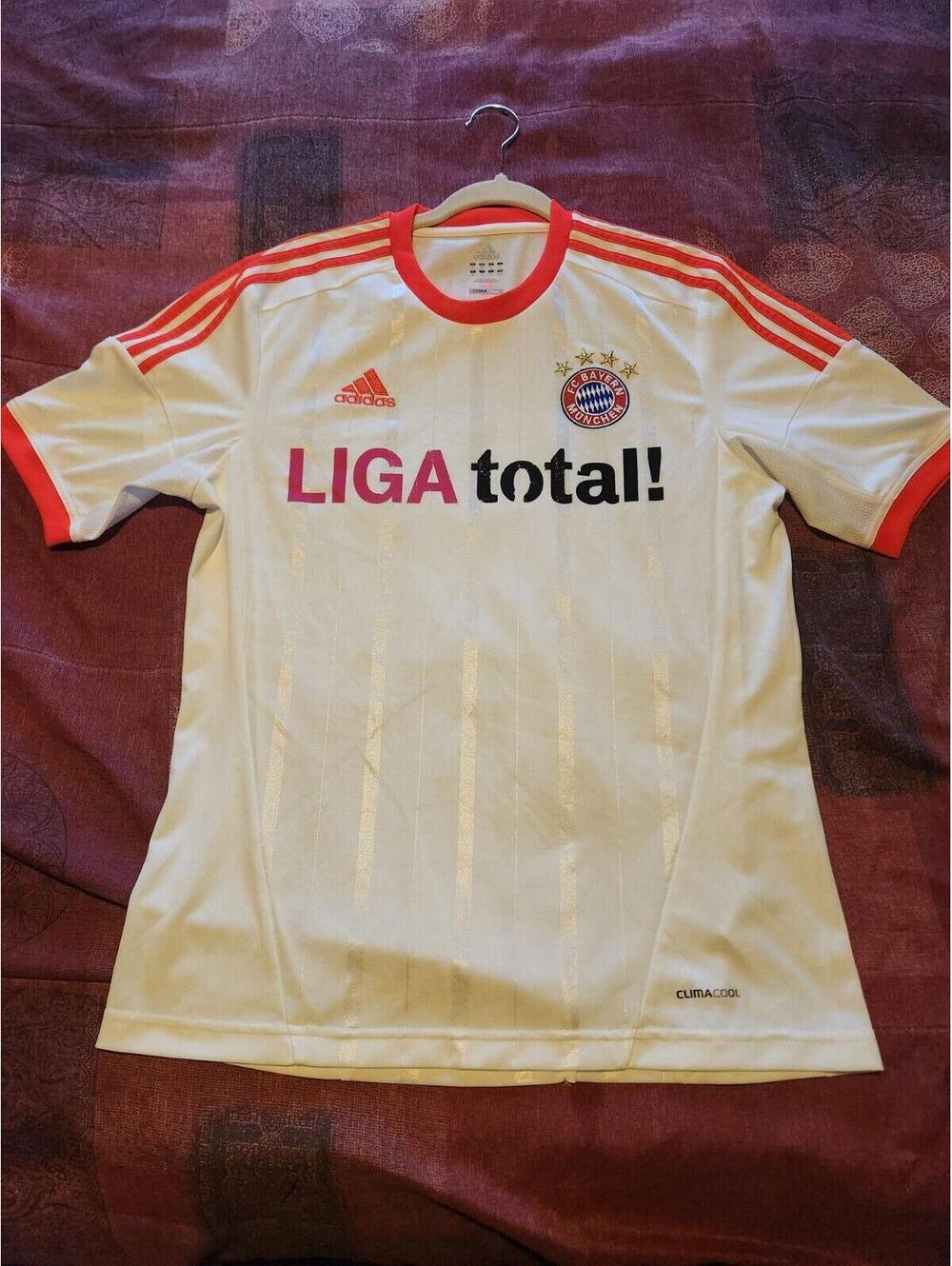 Bayern Munich 2012/2013 Away Soccer Jersey Size M